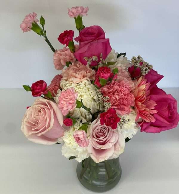 Pretty in Pink Valentine’s Day Bunch